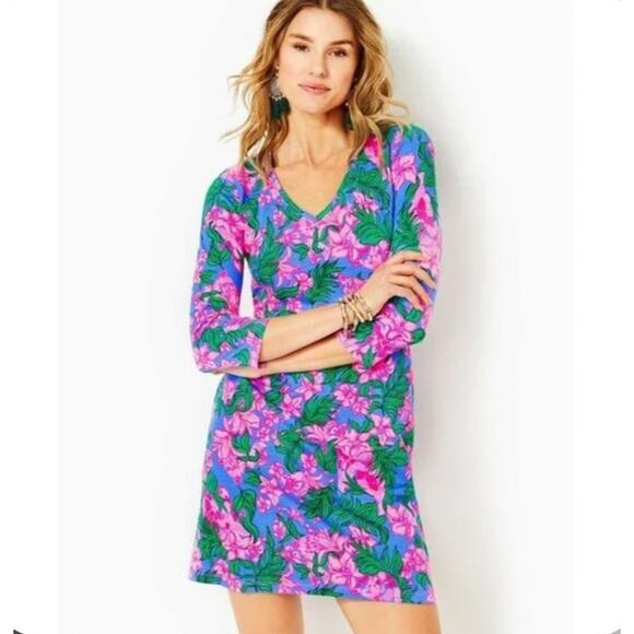Lilly Pulitzer Dresses & Skirts - Lilly Pulitzer Tessa 3/4 Sleeve Dress Sz Small